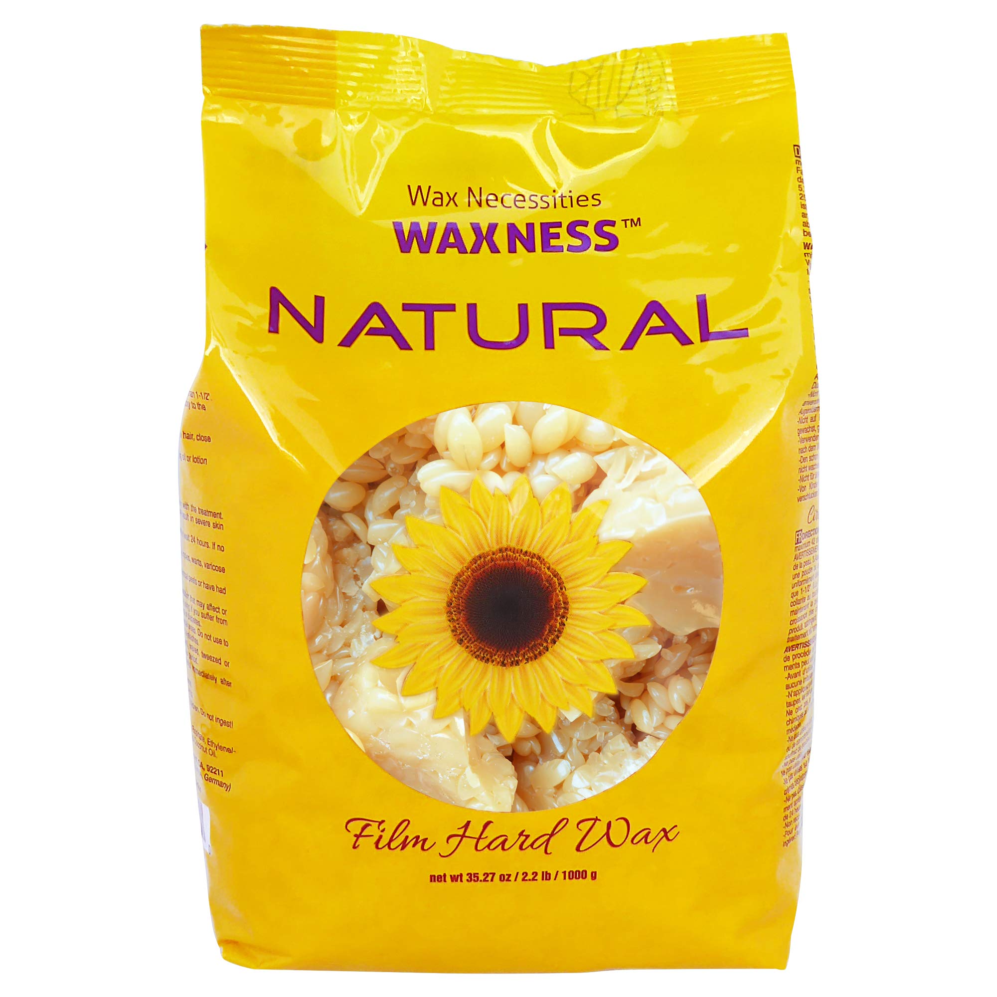 Wax Necessities perlas de cera dura natural listas para derretir.