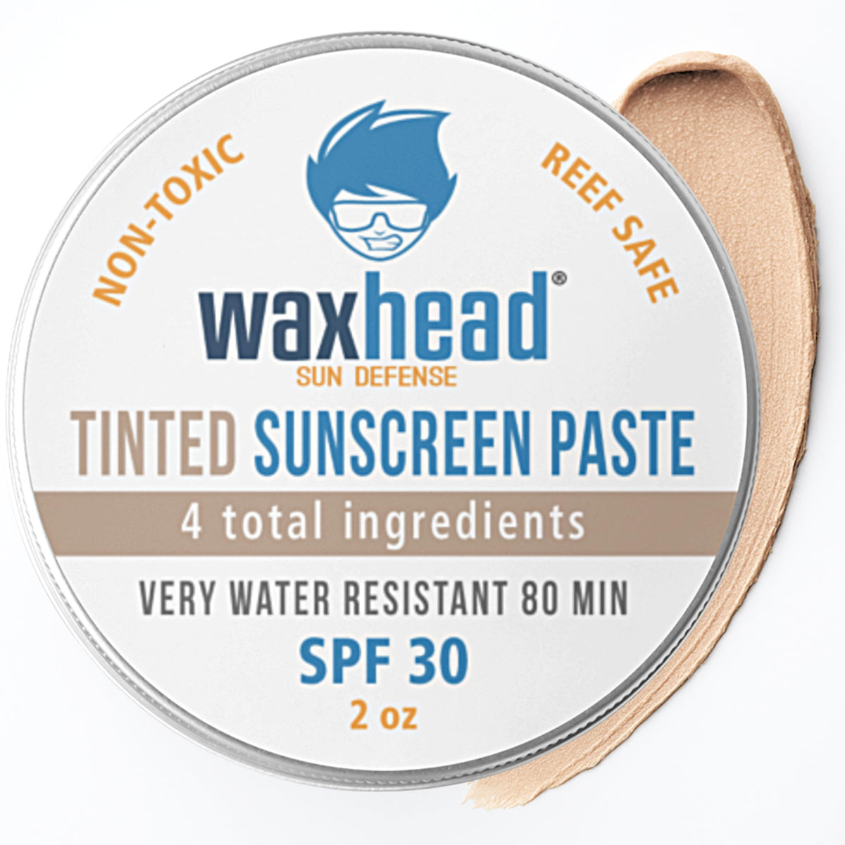 Waxhead zinc oxide protector solar para surf con cobertura estable.
