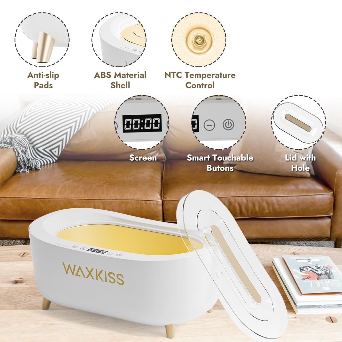 Waxkiss sistema de control de temperatura con sensor NTC