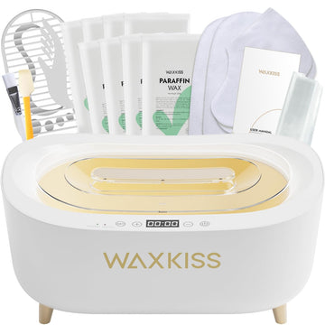 Waxkiss máquina de cera para manos y pies, spa en casa seguro