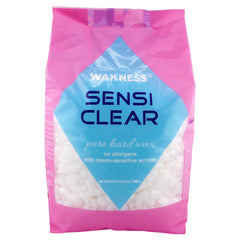 Waxness Sensi granulos transparentes, uso suave para piel sensible