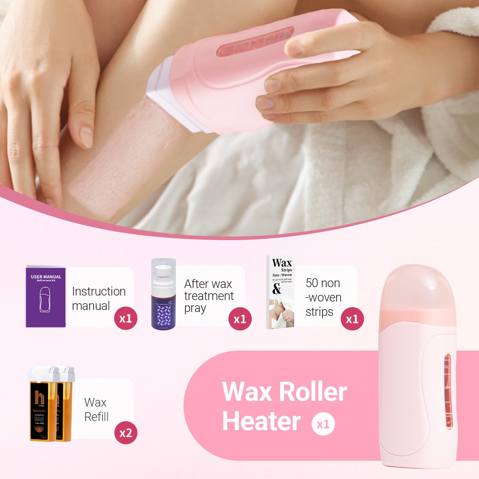 Ingredientes naturales calman piel durante la depilacion WaxPro.