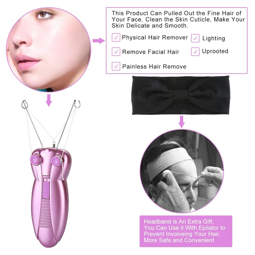 WAYCOM cinta para cabello regalo, mantiene el cabello fuera del área facial.