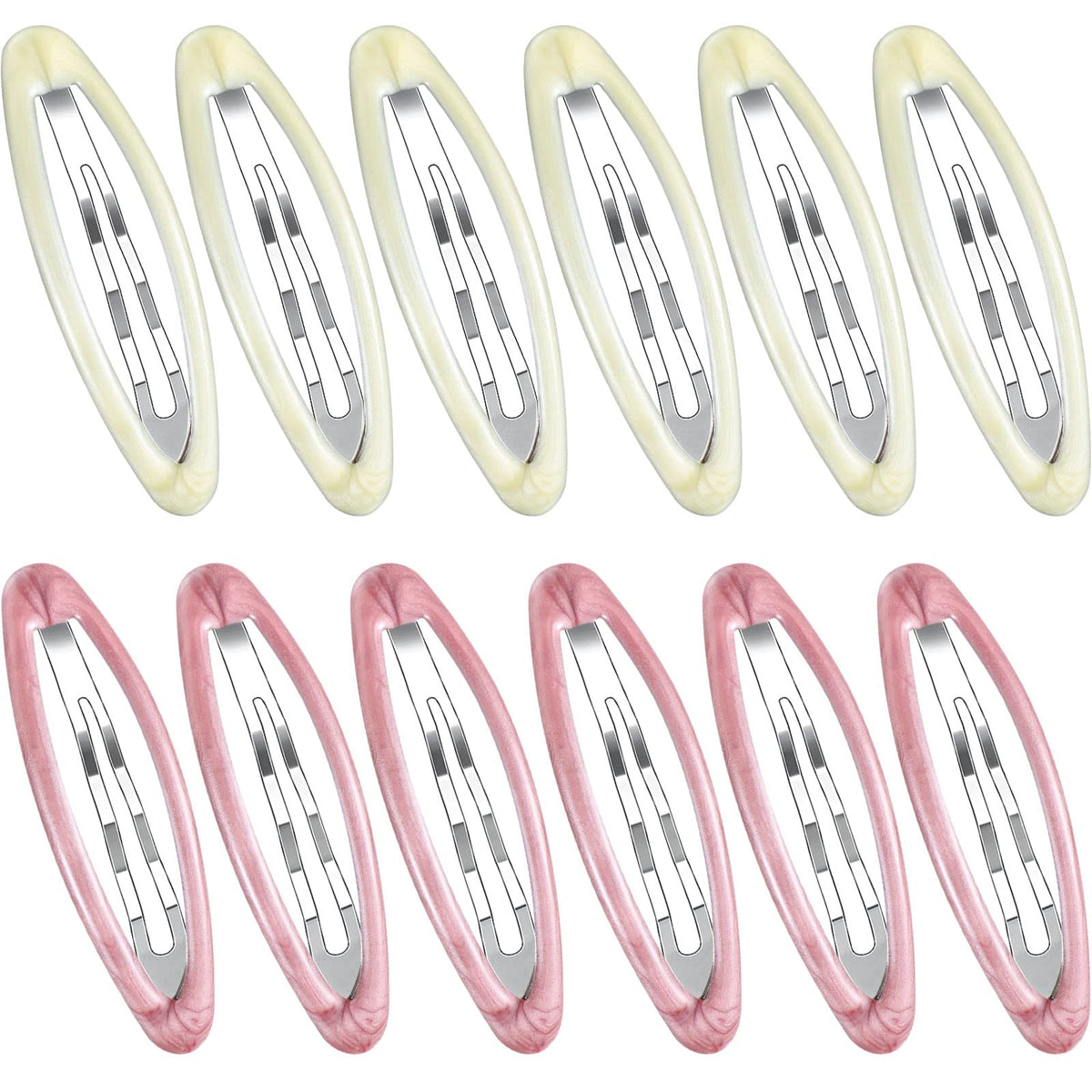 Waydress clip pelo oval tortuga 2.8 pulgadas, ideal para peinados diarios con estilo.