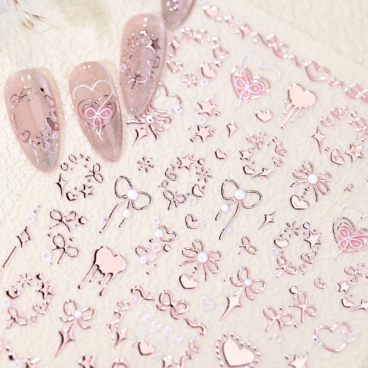 WBRRFJJ corazón-lazo ideal para fiestas y celebraciones