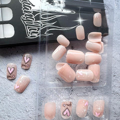 Uñas adhesivas WBRRFJJ, brillo plateado para diario y ocasiones.