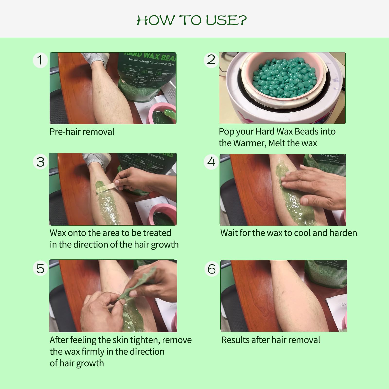 Aloe vera natural de Wchiou para hidratación durante depilación.