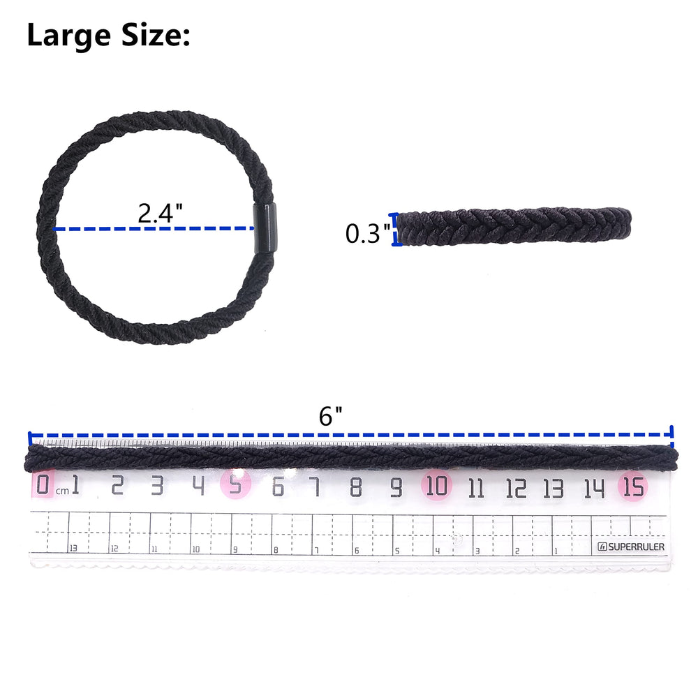 WDGROW paquete 12 ligas para pelo negro, gran relación calidad-precio.