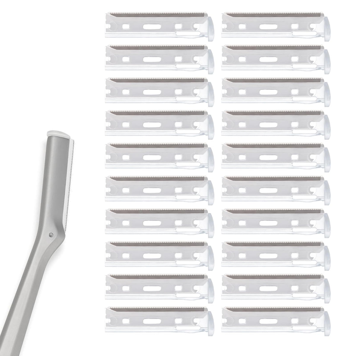 WDVFETGBGHHDSCFRCE, hojas recambio para afeitado facial; exfoliación suave posible.