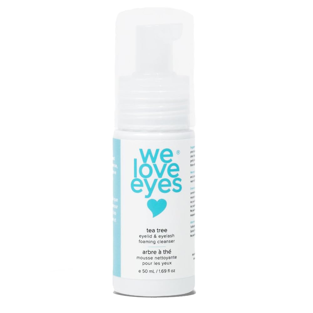 We Love Eyes: bouteille nettoyant mousse paupière, nettoie en douceur et prépare les regards