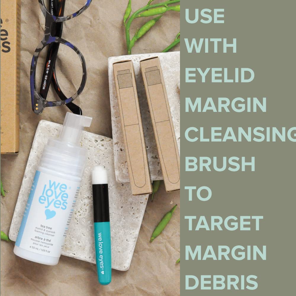 We Love Eyes: photo avant-après démontrant une routine paupières propre