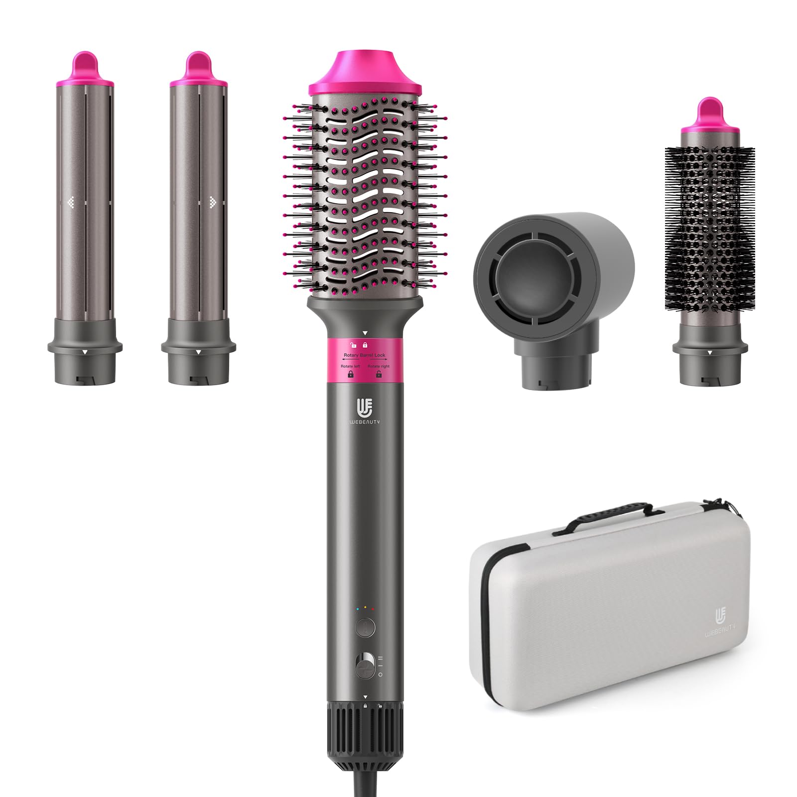 webeauty 5 en 1 secador de aire cerámico para secado rápido y brillo