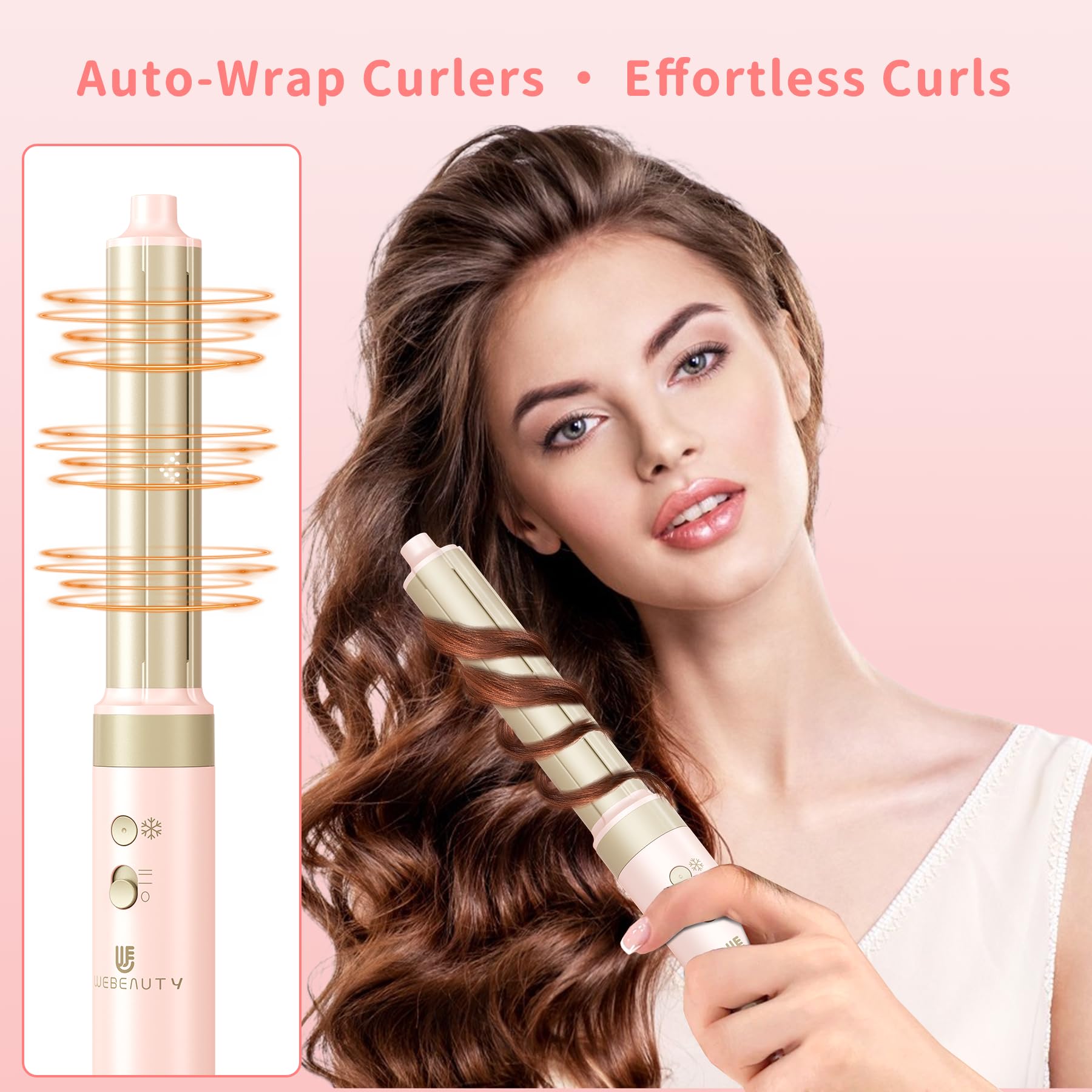 WeBeauty ajustes calor velocidad 3: controla calor y flujo para todo tipo de cabello.