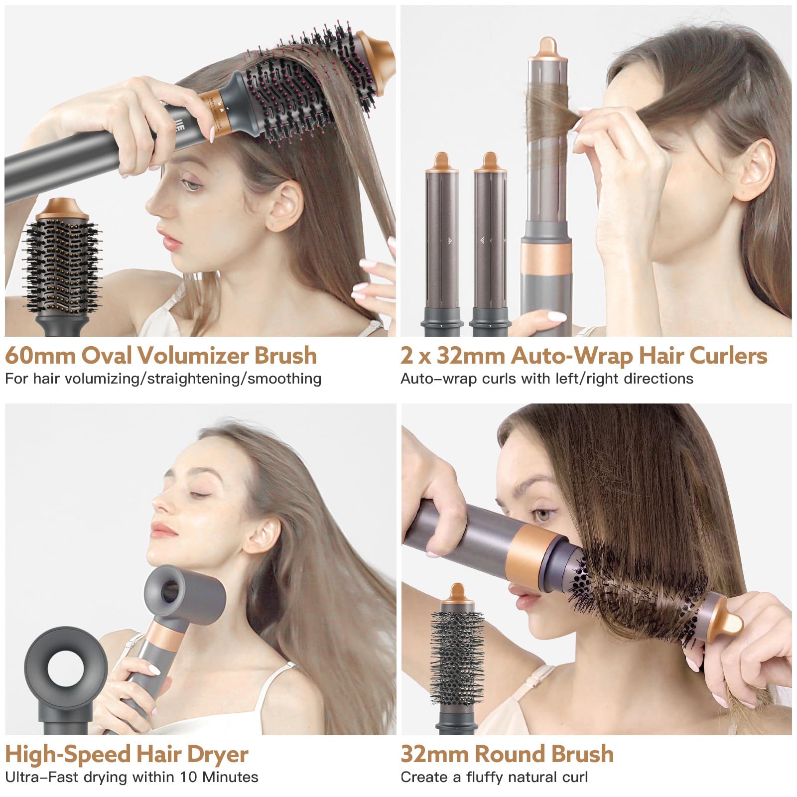 webeauty cepillo ovalado 60mm aporta volumen y elevación natural.