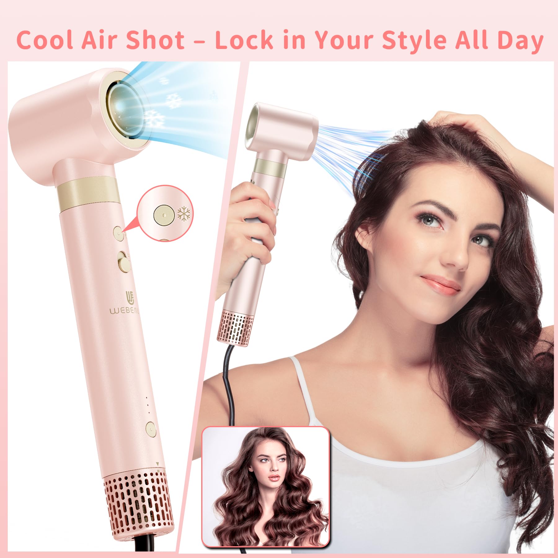 WeBeauty control frizz ceramico: menos encrespamiento y mayor suavidad.