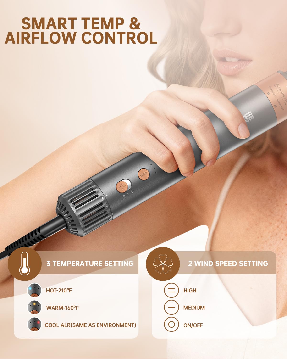 webeauty cuidado ionico y ceramico para menos frizz y brillo
