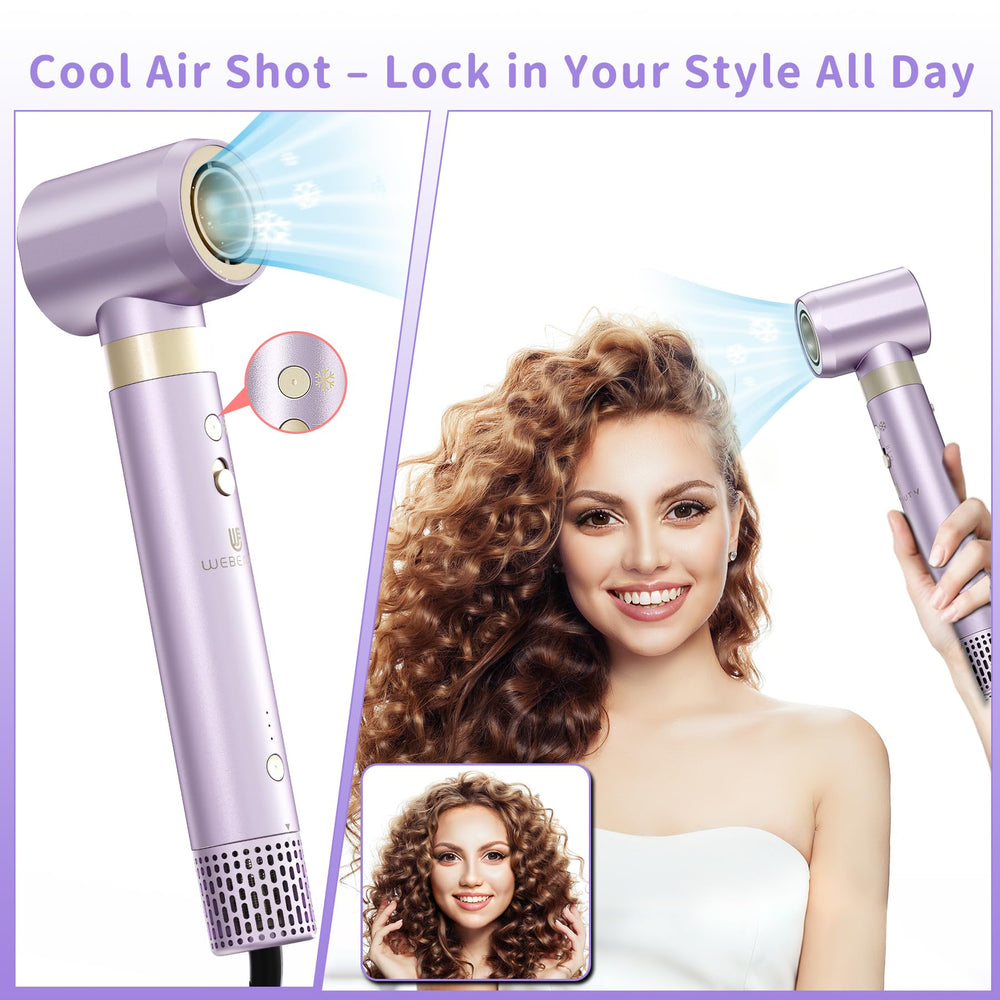 webeauty opcion-aire-frio fija el look sin calor excesivo.