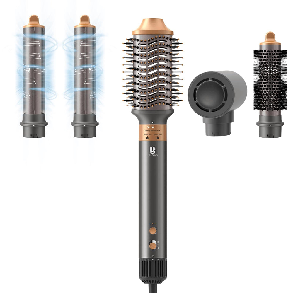 webeauty secador de aire caliente multifuncional para peinado rápido.