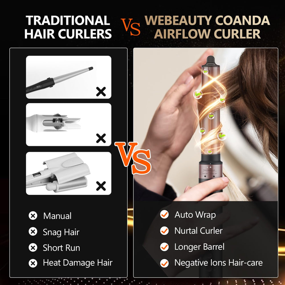 webeauty secador con ajustes de temperatura y velocidades para todo tipo de cabello.
