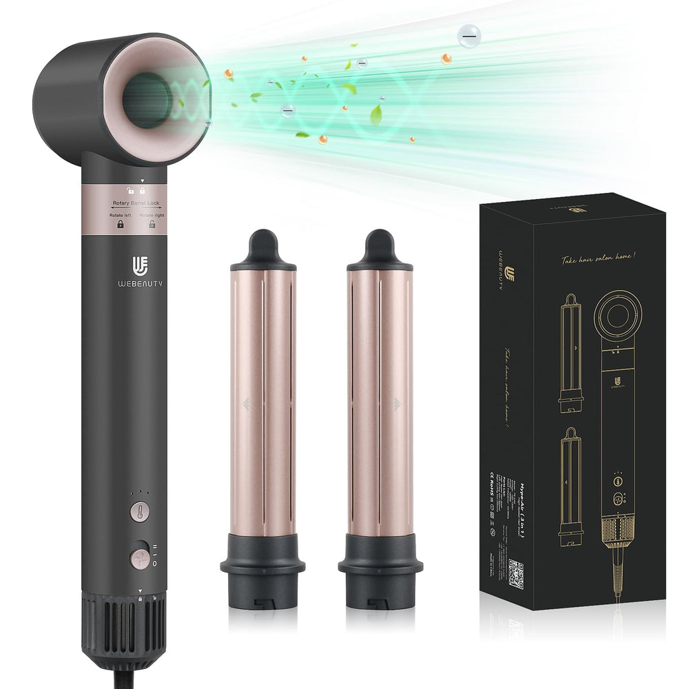 webeauty secador 3 en 1 con motor sin escobillas para secado rápido.
