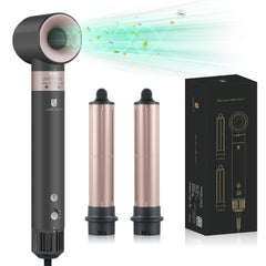 webeauty secador 3 en 1 con motor sin escobillas para secado rápido.