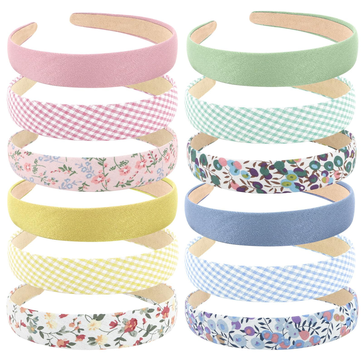Diademas Wecoe, set de colores y diseños, ideal para combinar con cualquier atuendo.
