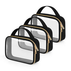 Wedama bolsa de aseo transparente con asa, ideal para pasar seguridad.