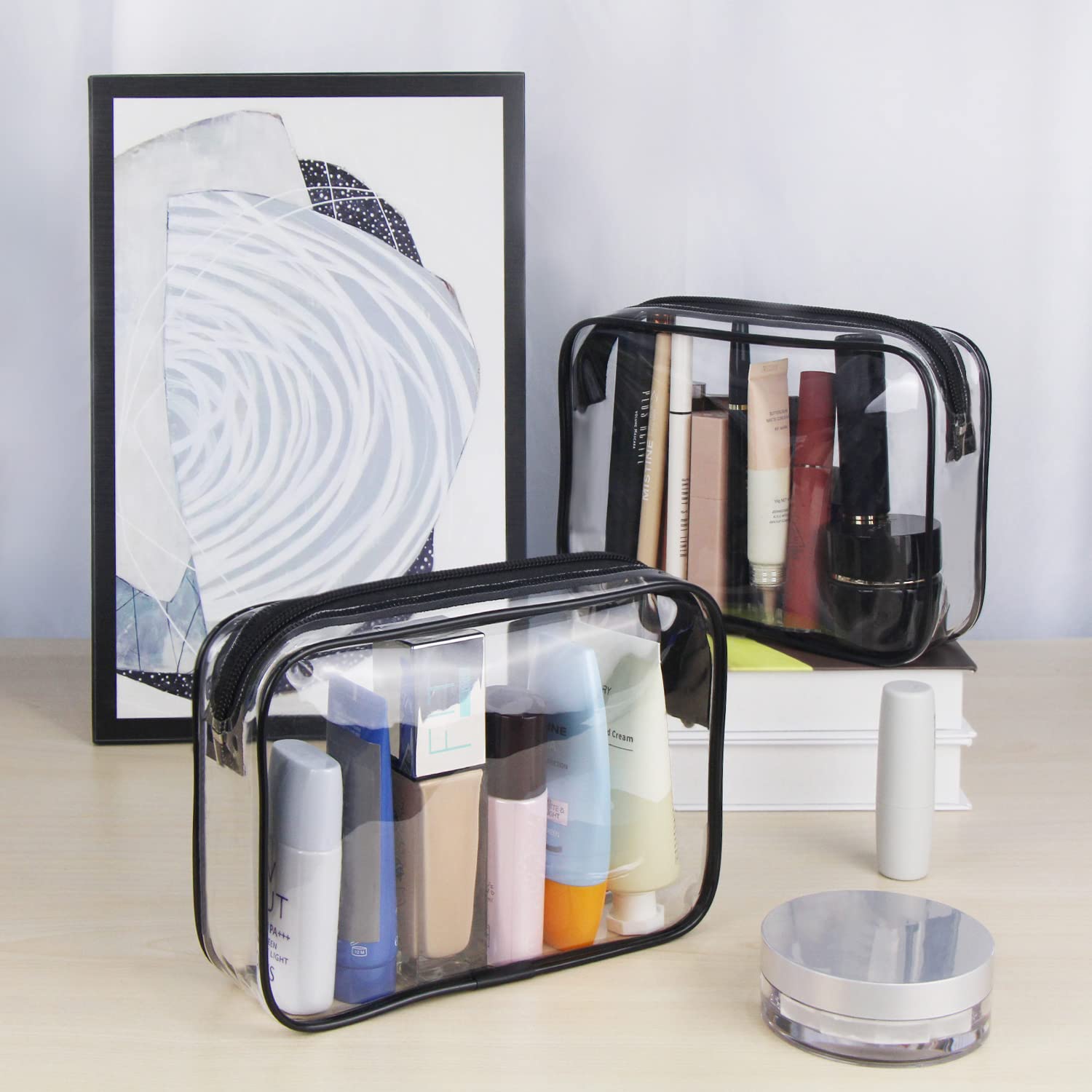 Wedama organizador multipropósito, útil para cosméticos, cepillos y útiles de viaje
