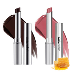 Bálsamo labial WEEMAY Honey Noir con tinte cereza para labios brillantes.