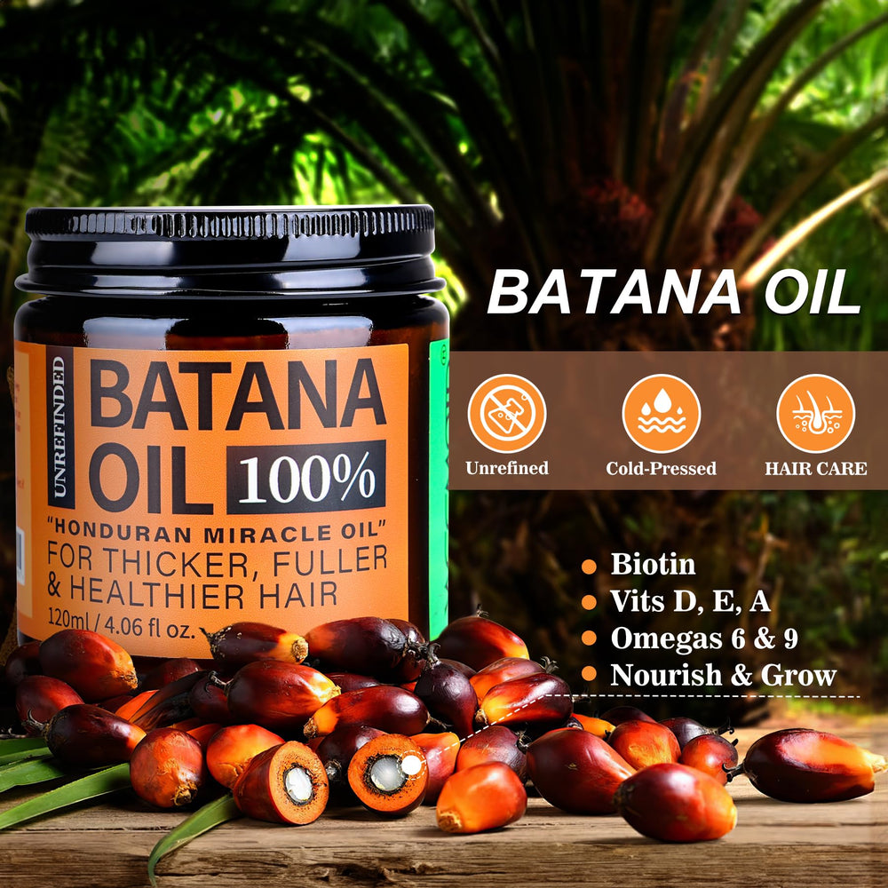 WEEMOTD Batana Oil mejora la textura para cabello suave y brillante.