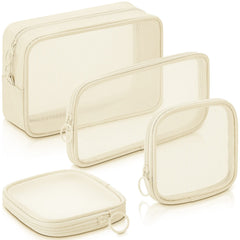 Weewooday bolsa malla transparente con cierre para localizar artículos al instante.
