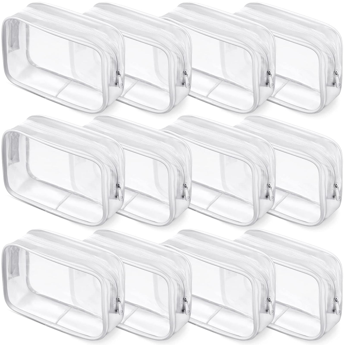 Weewooday trousse maquillage transparente, rangement clair et accès rapide aux produits.