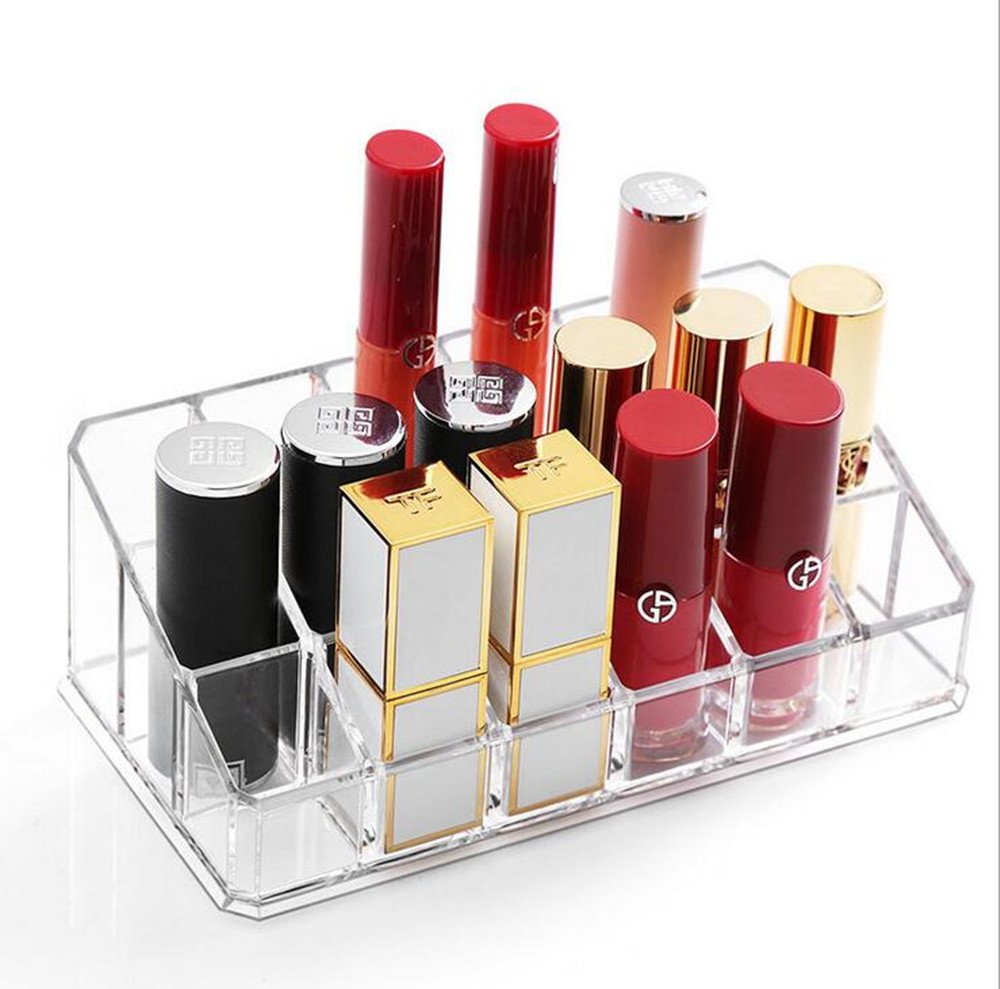 Weiai 18 ranuras permiten almacenar labiales, brillos y otros accesorios.