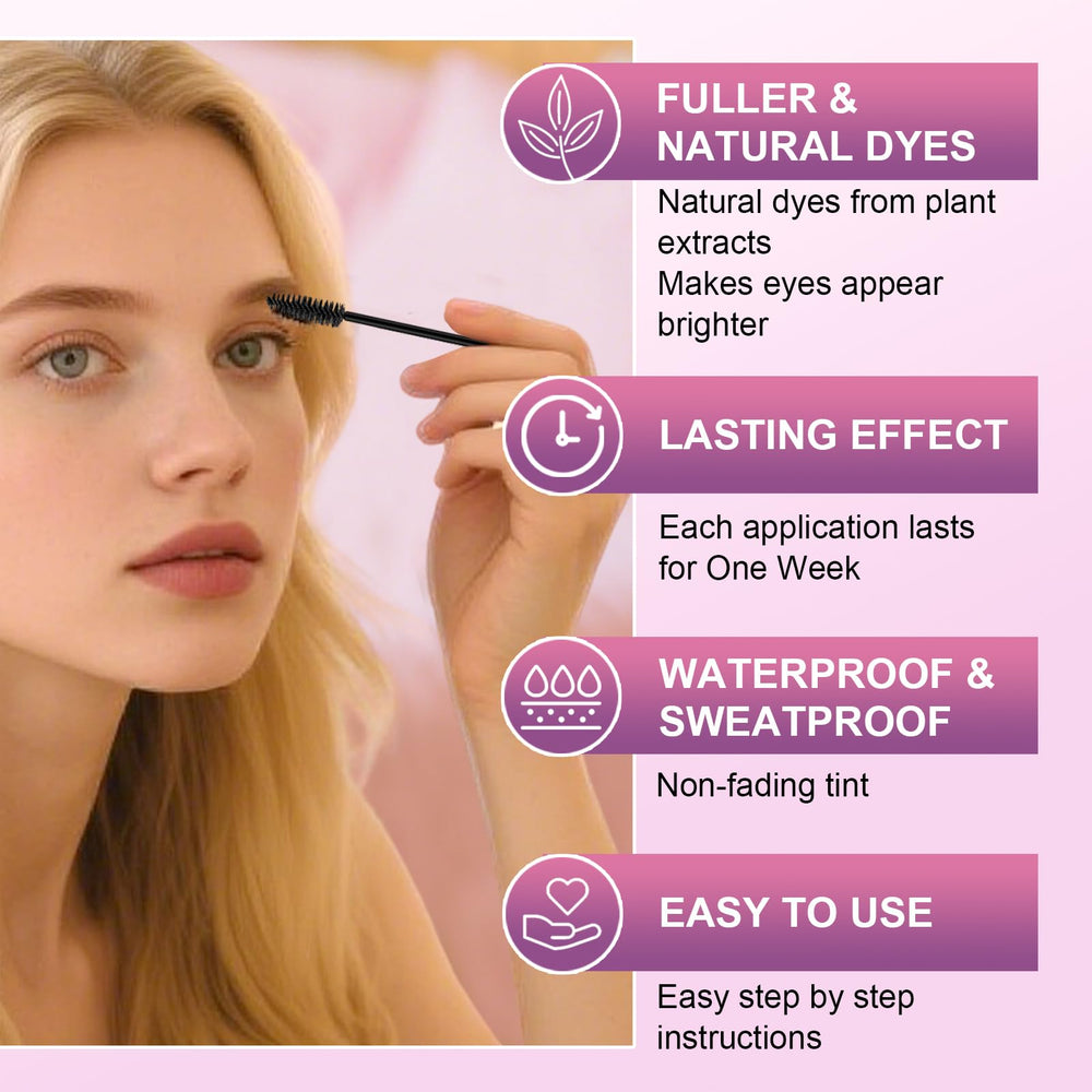 WEILNELL tinta castaño claro cejas: definición delicada y duradera