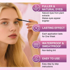 WEILNELL tinta castaño claro cejas: definición delicada y duradera