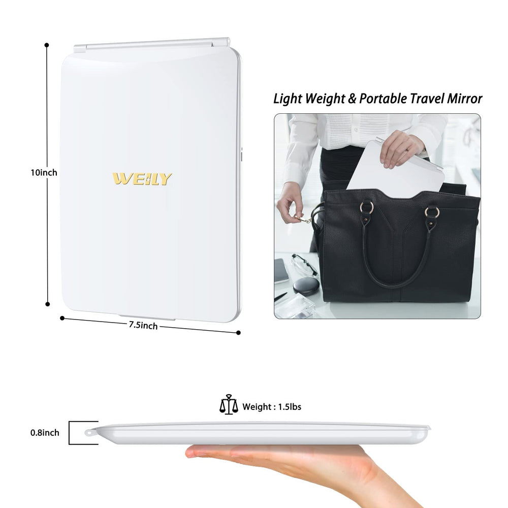 WEILY iluminación tri-color para maquillar en distintas condiciones de luz
