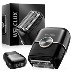 Welclux afeitadora de foil con 4 cabezas para un afeitado suave.