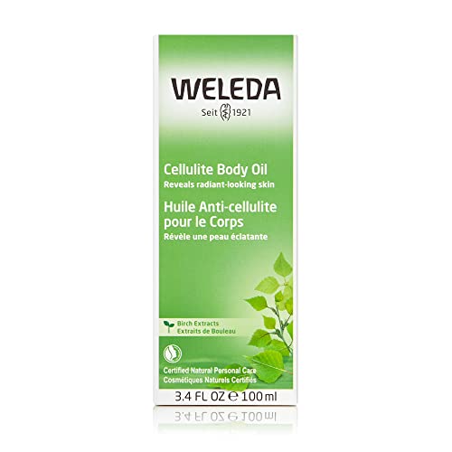 Weleda abedul aceite corporal, ingredientes naturales de romero y rusco para el cuidado de la piel.