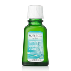 Weleda aceite de romero en frasco para nutrición intensiva del cabello.