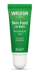 Weleda bálsamo labial en tubo 0,27 oz para hidratación diaria.