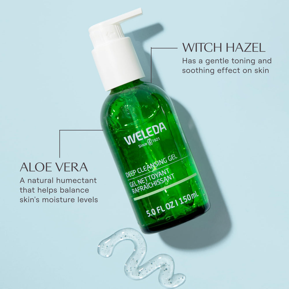 Weleda gel limpieza textura gel suave, experiencia suave