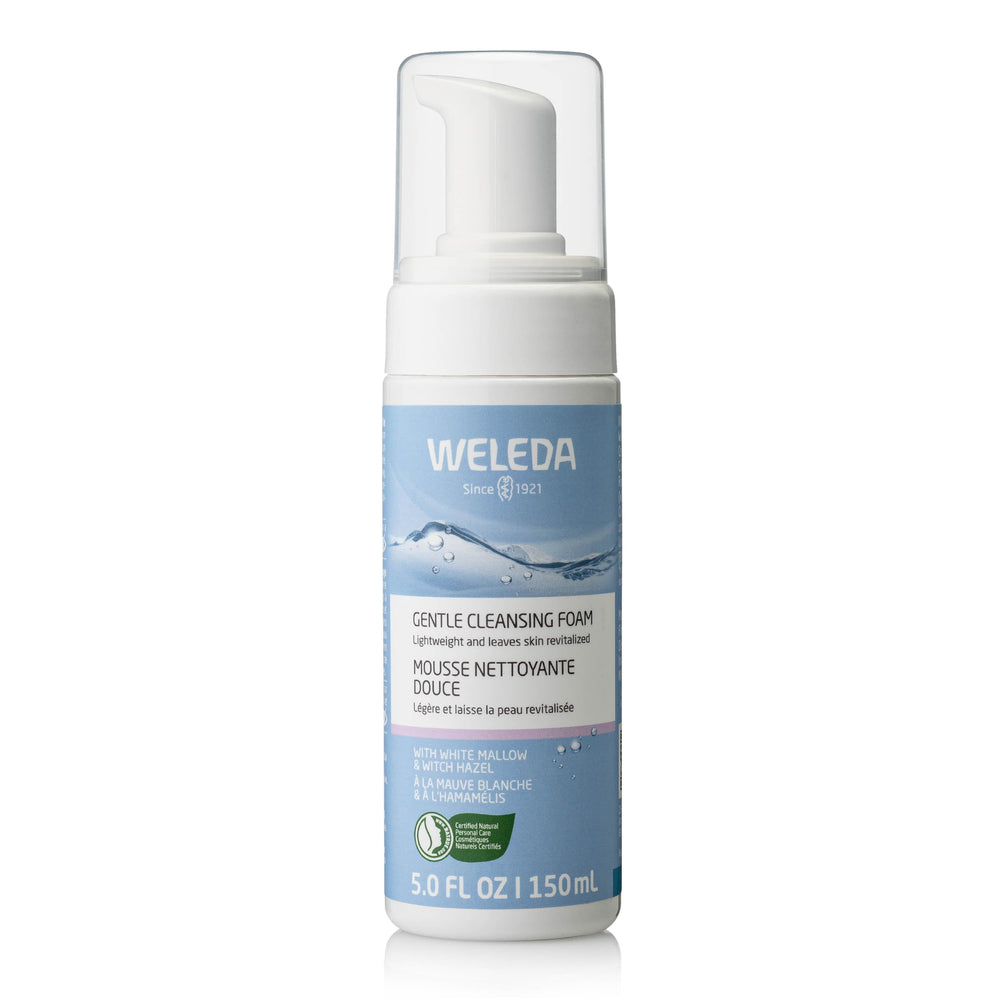 Weleda espuma limpiadora suave para rostro limpia sin resecar y deja frescura