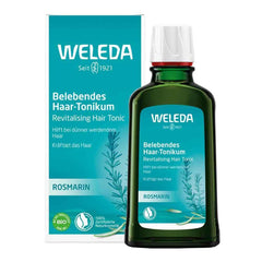Weleda romero tonico capilar 100ml: revitaliza el cuero cabelludo y aporta brillo natural.