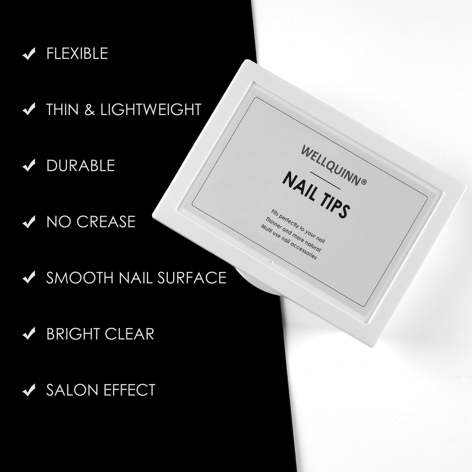 Wellquinn uñas pato aptas para gel y acrílico
