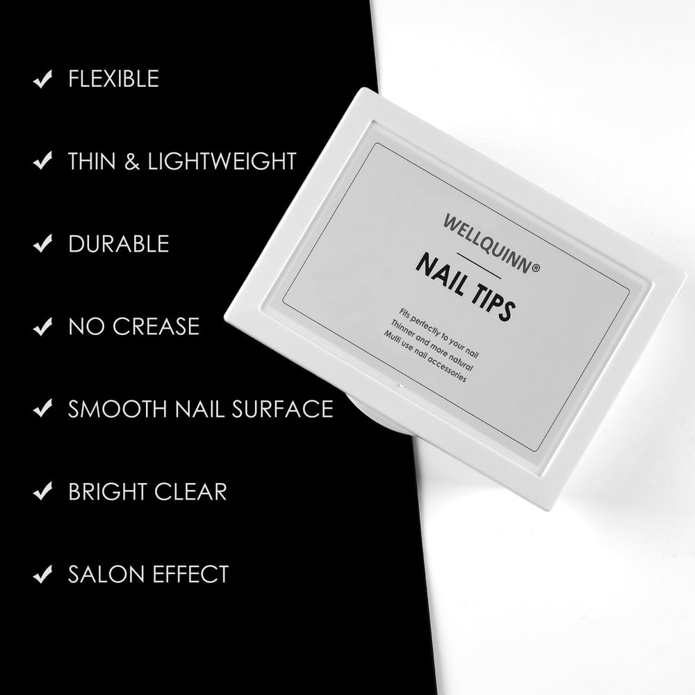 Wellquinn uñas pato aptas para gel y acrílico