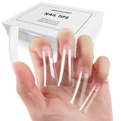 Wellquinn uñas pato extralargas para manicuras llamativas y duraderas