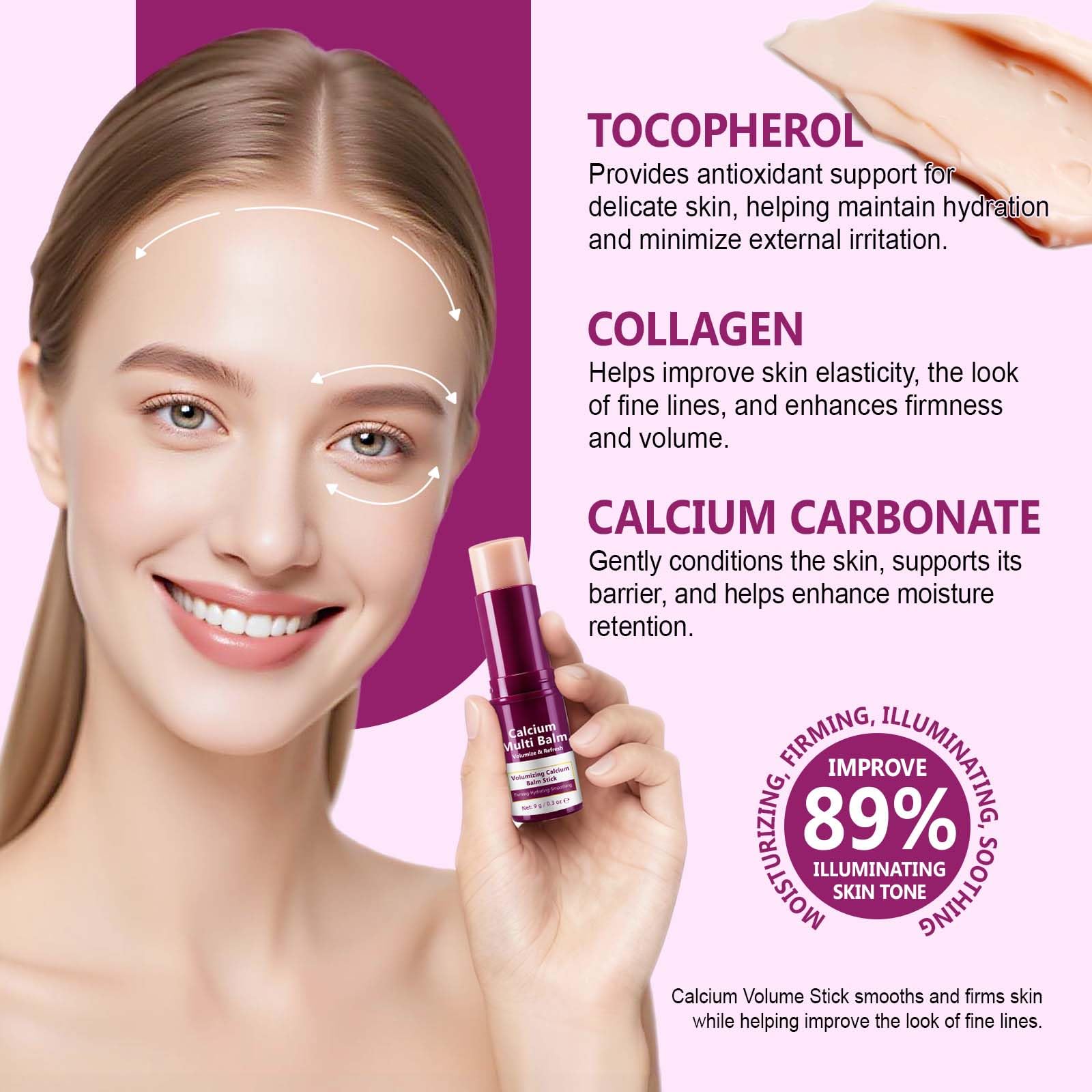 Weluno Calcium Multi Balm Stick: hidratación profunda con extractos botánicos