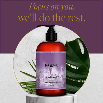 WEN lavanda, cabello con volumen y cuerpo realzado