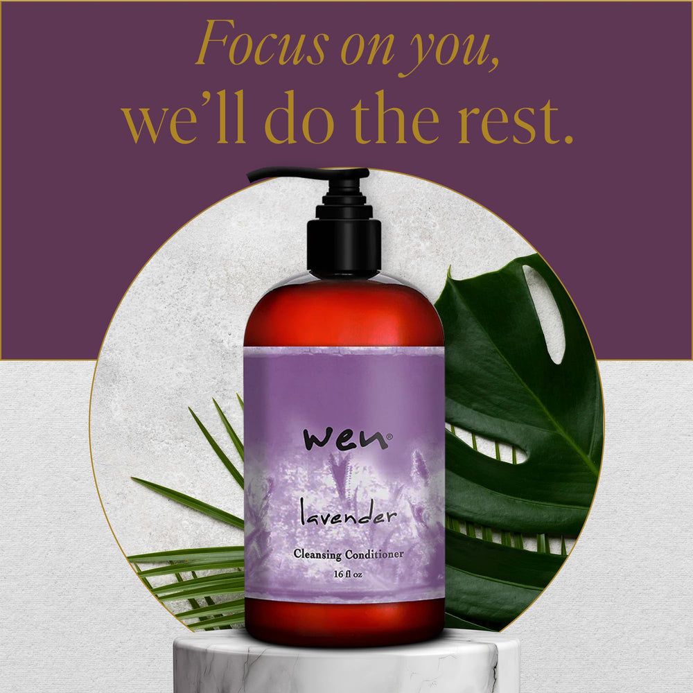 WEN lavanda, cabello con volumen y cuerpo realzado