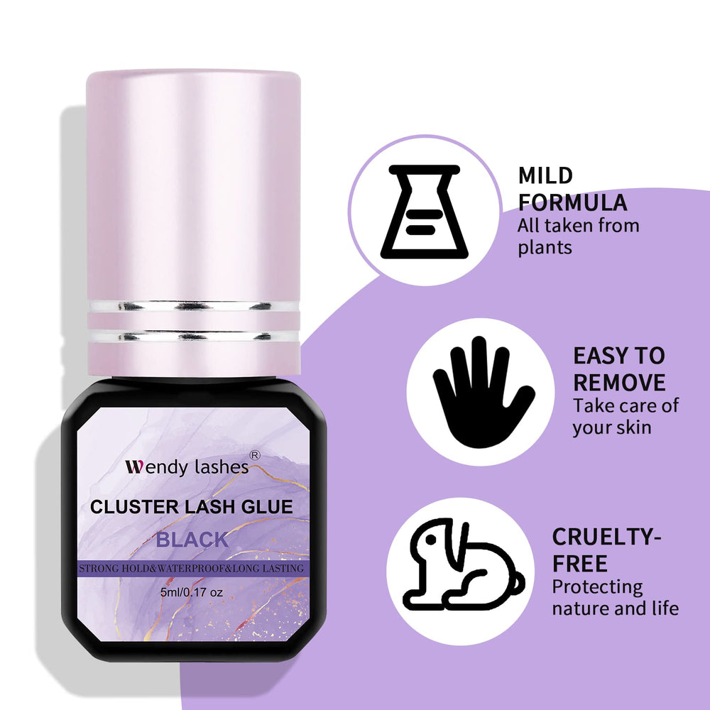Wendy Lashes adhesivo impermeable resistente al sudor sin blanquearse